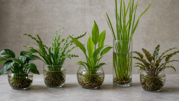 Sélection de cinq variétés de plantes robustes pour aquariophile débutant