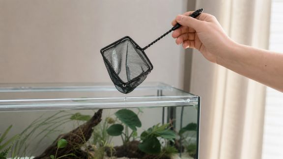 Comment choisir une épuisette adaptée à la maintenance de son aquarium